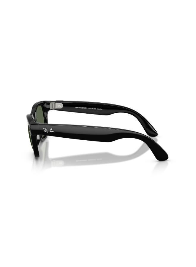 Ray-Ban Meta Wayfarer Unisex Square Sunglasses - Image 5